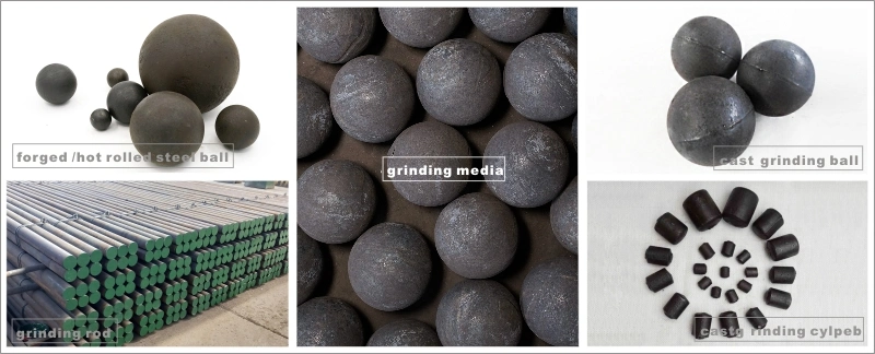 Good Wear Rate Forged Steel Ball Grinding Media for Minings