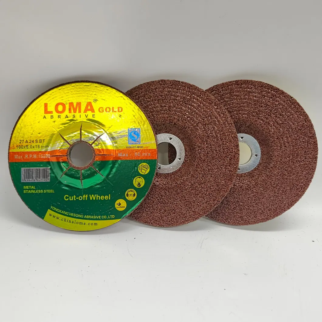 Loma Grinding Wheel 4inch Metal Steel Inox Abrasive Tool