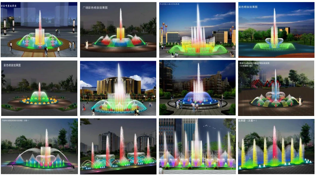 Outdoor 3D Advertising Laser Projector Water Screen Movie Fountain