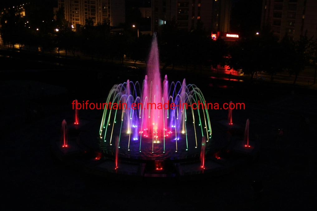 Exterior 9W 24V LED Light Decoration Outdoor PLC Control Water Fountains