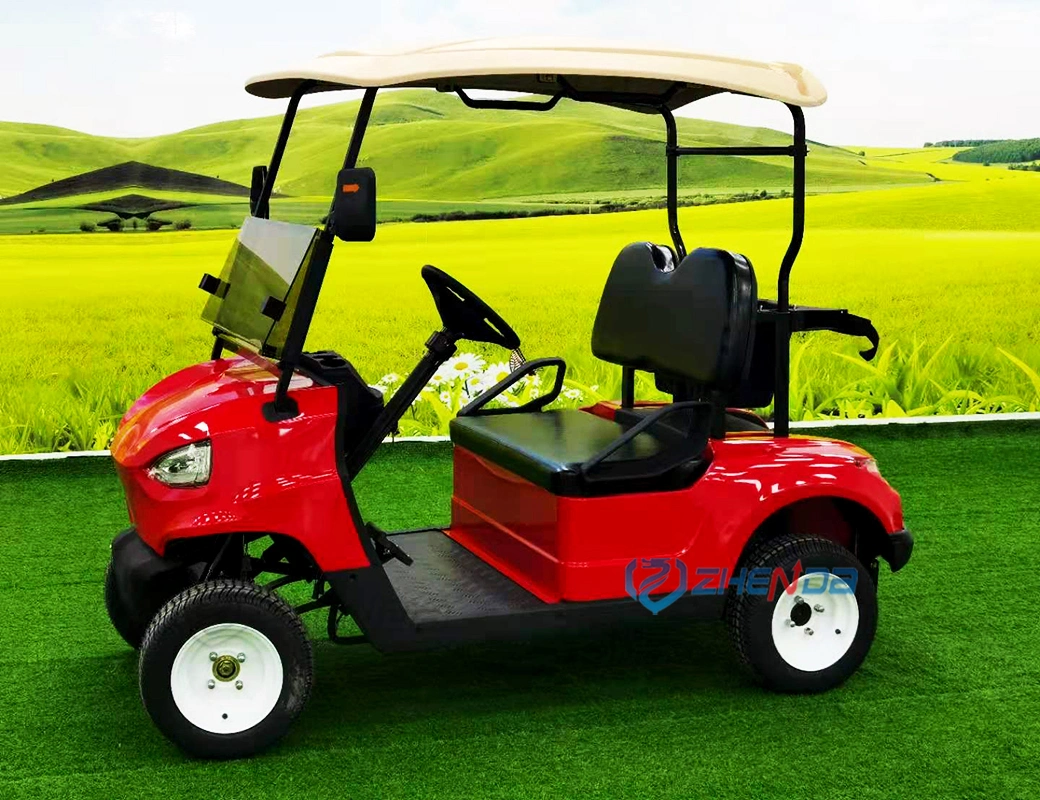 72V AC Motor Lithium Ion Battery 2 Seat Electric Utility Golf Cart Truck Vehicle with Aluminum Cargo Box