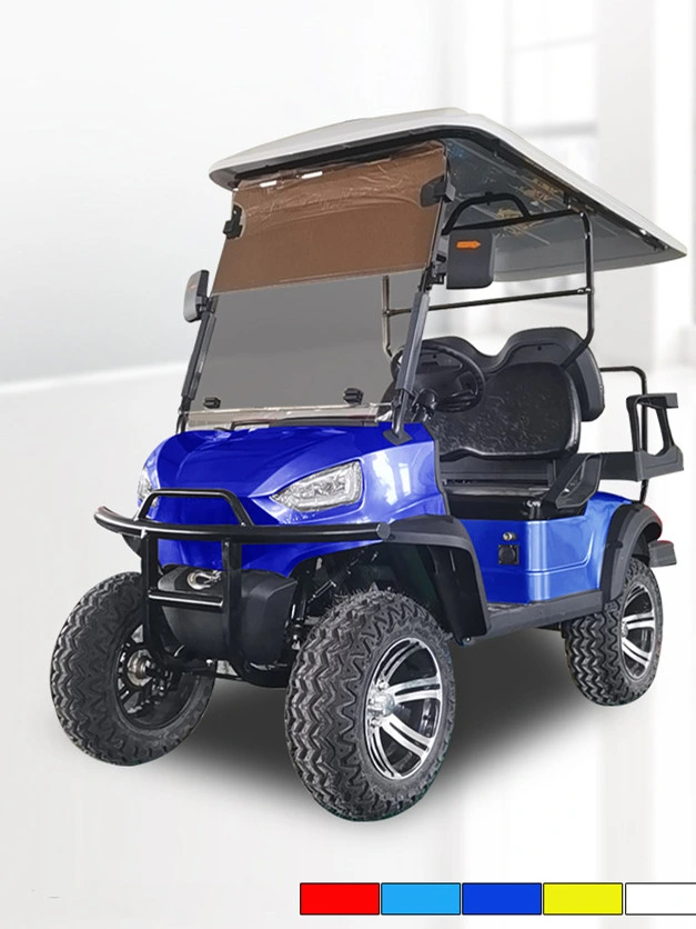 Most Popular 2+2 Seater Electric off-Road Golf Cart Adult Electric Four-Wheel Vehicle