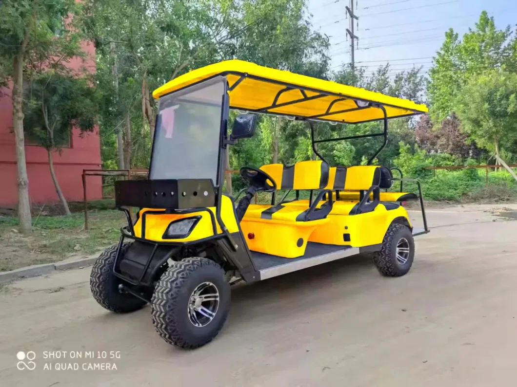 Electric Golf Cart Chinese 4 Seater Electric Golf Carts Cheap Prices Buggy Car for Sale Street Legal Electrical Power Steering 8 Seat Golf Cart