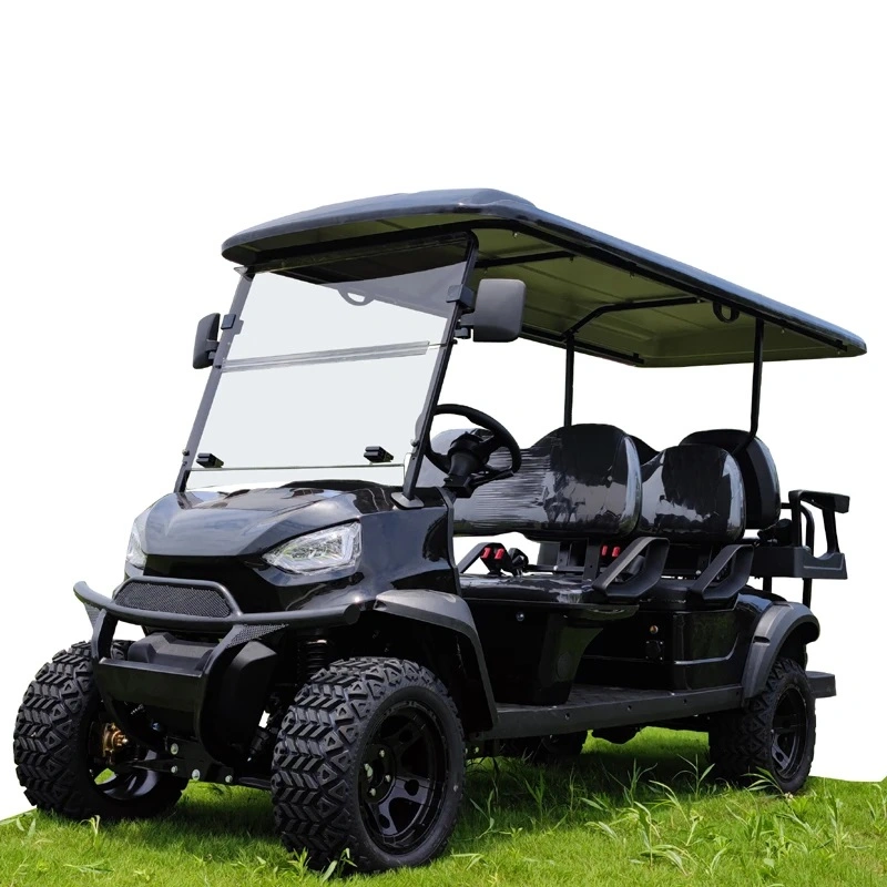 Most Popular 2+2 Seater Electric off-Road Golf Cart Adult Electric Four-Wheel Vehicle