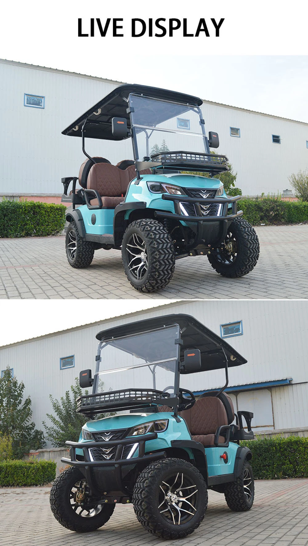 Electric Golf Cart 4seated Golf Buggy Sightseeing Bus off-Road 72vgolf Cart