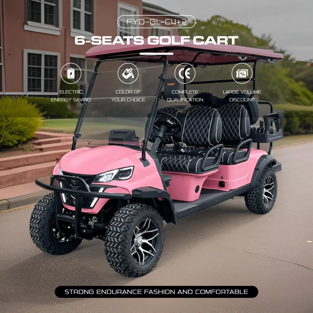 Pink Gulf Cart Price Cheap Lsv 6 4 2 Seats Club Car Electric Golf Buggy