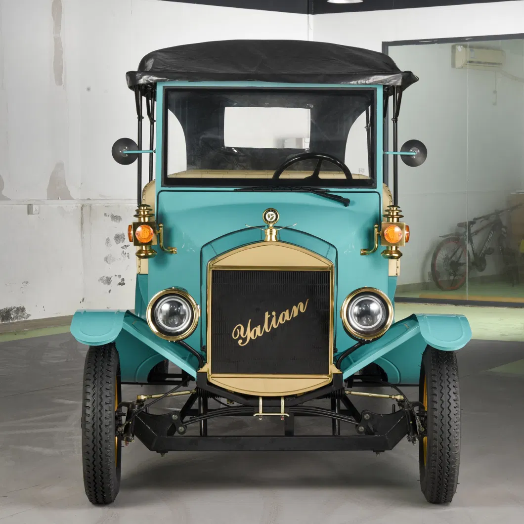 New 8 Seats Electric Vintage Car for City Tourist