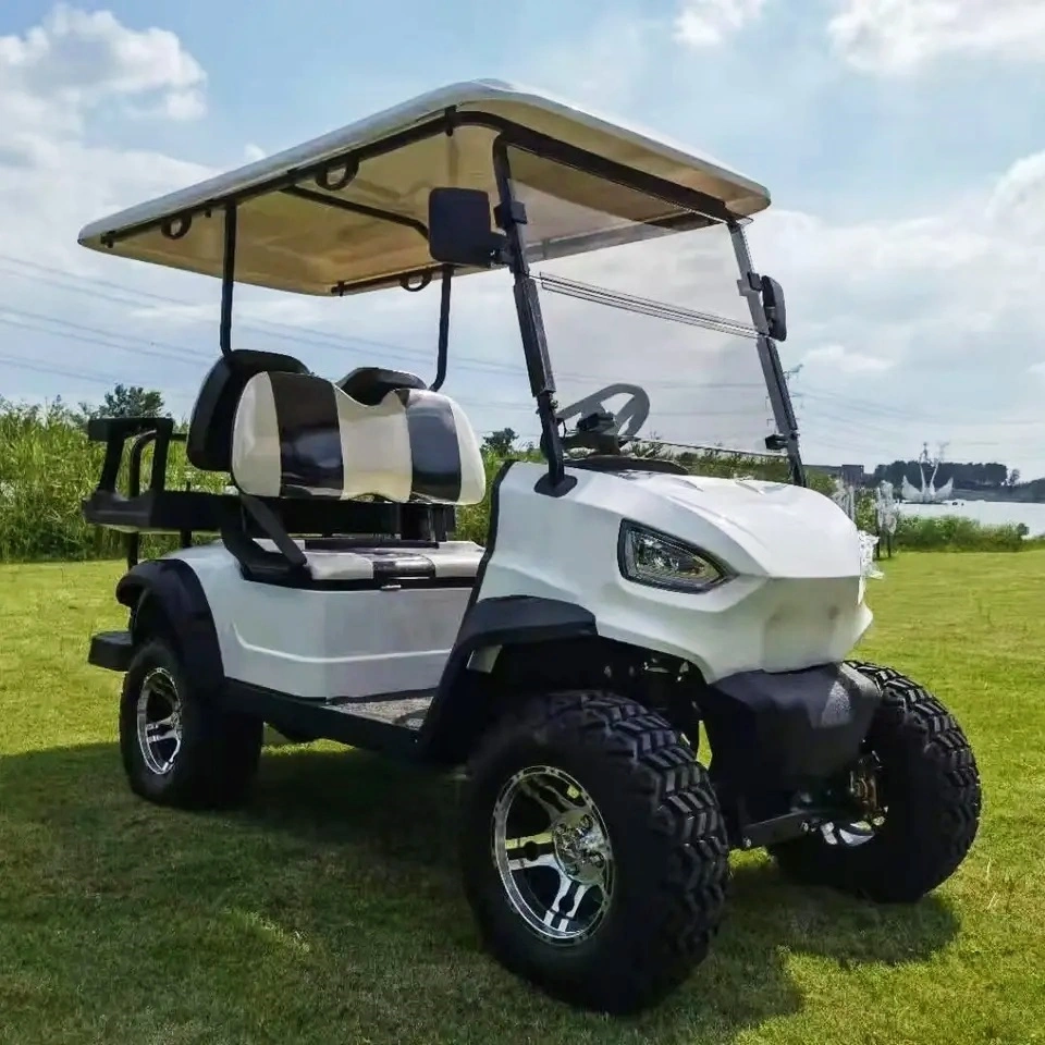 Most Popular 2+2 Seater Electric off-Road Golf Cart Adult Electric Four-Wheel Vehicle