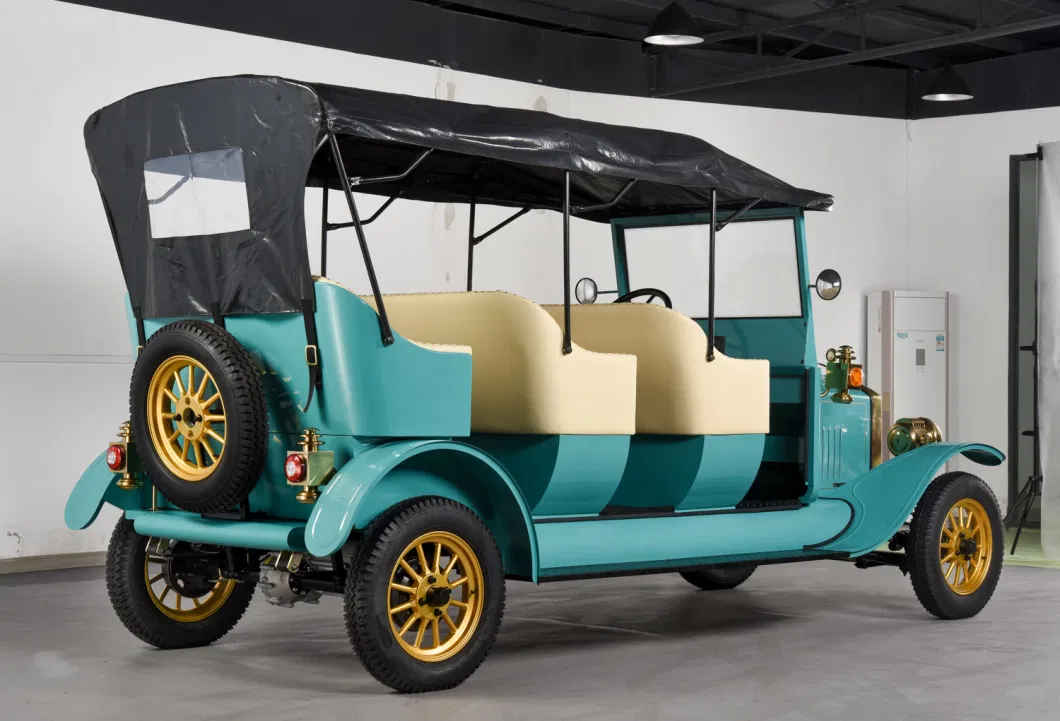 New 8 Seats Electric Vintage Car for City Tourist