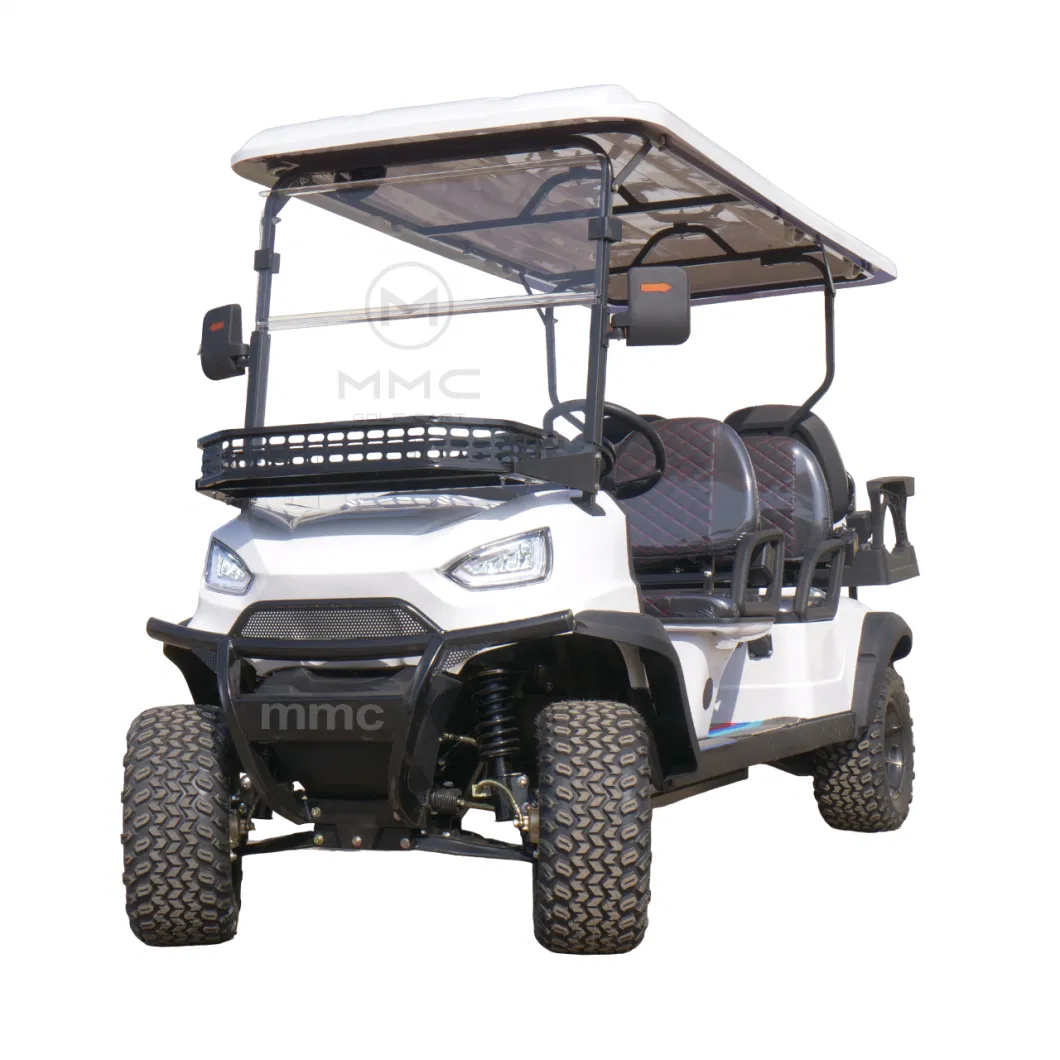 Hot Sale Fashion 4 6 Seaters Resort Use Utility Vehicle Hunting Hopper Cargo Golf Buggy Cart Electric Golf Carts