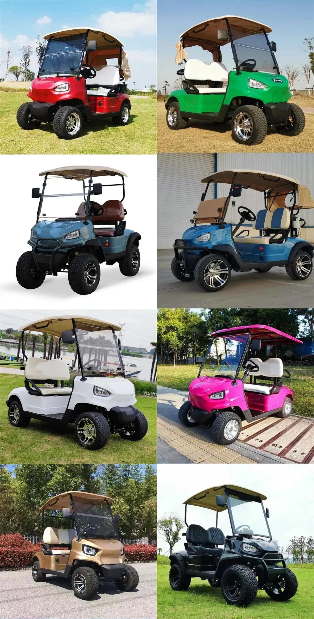 Customized Luxury Zone Electric Vehicle Golf Cart Newly Designed Lsv Conversion Golf Cart