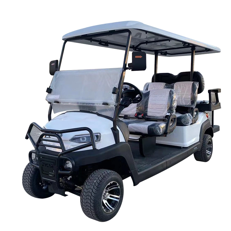 New Energy Electric Sightseeing Bus 6 Seats Golf Buggy Battery Operated Utility Golf Cart Z4c Mini Electric Golf Carts Electric Golf Buggy