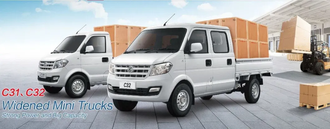 China Hot Sale Dongfeng C51 Single Cab Camper Engine Small Truck Logistics Utility Vehicle