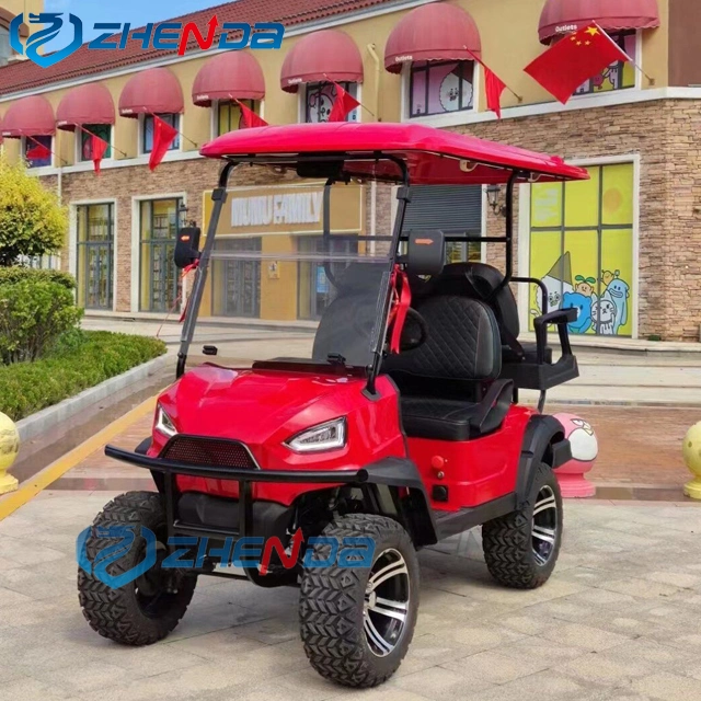 Zhenda Antique Battery Operated Electric Car Golf Tourism Carts Street Legal Quality Electric Vintage Golf Car