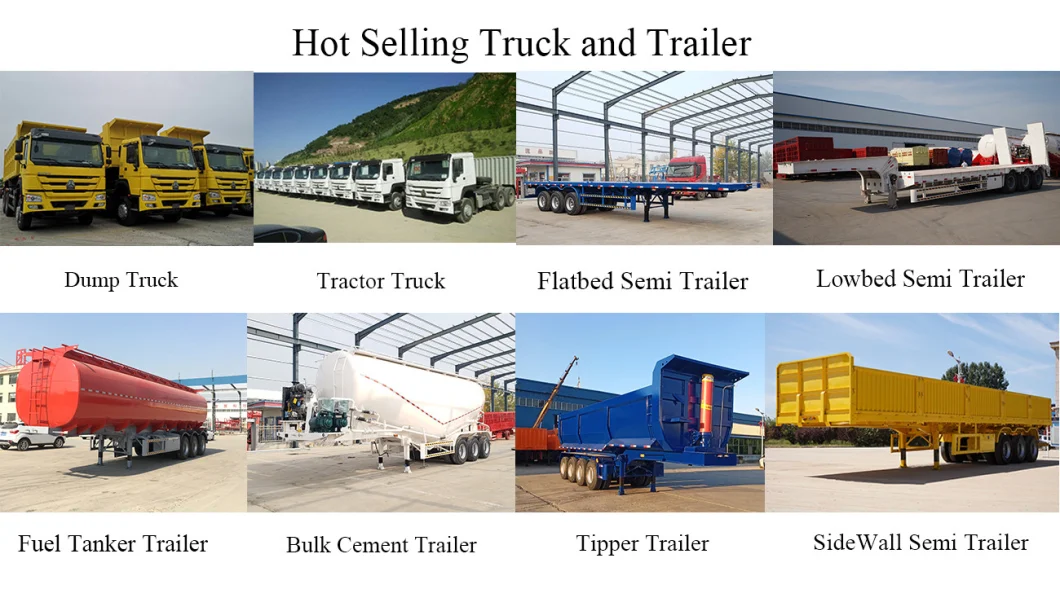 20FT 40FT Container Transport Utility Trailer Flatbed Semi Trailer Truck for Sale