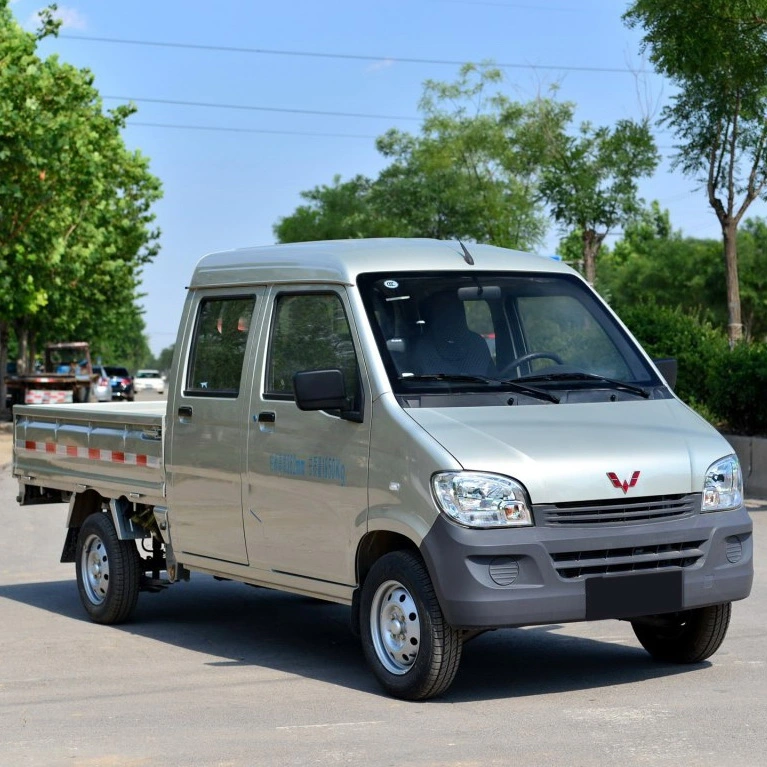 Wuling Double Cabin Mini Truck Electric Mini Utility Cargo Van Van Cargo Truck