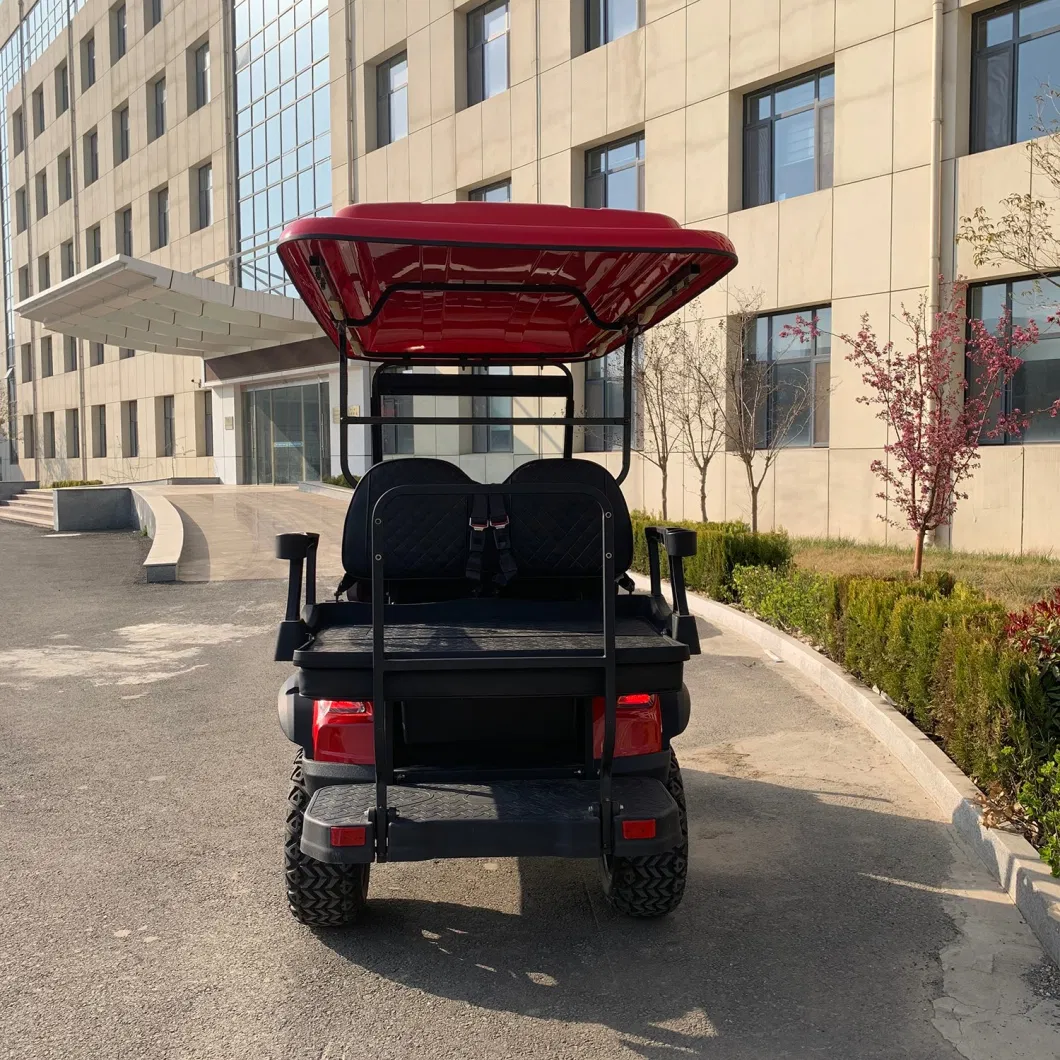 China Manufacturer Wholesale 100/120km Mileage Lead Acid/Lithium Battery 48V/60V/72V 2, 4, 6, 8, 10 Seats/Seater Hunting Golf Cart