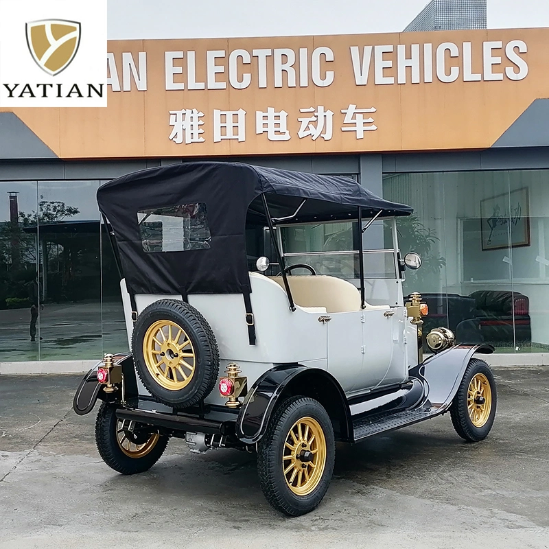 Vintage Golf Cart Electric Pink Color Model T Limo for Sale