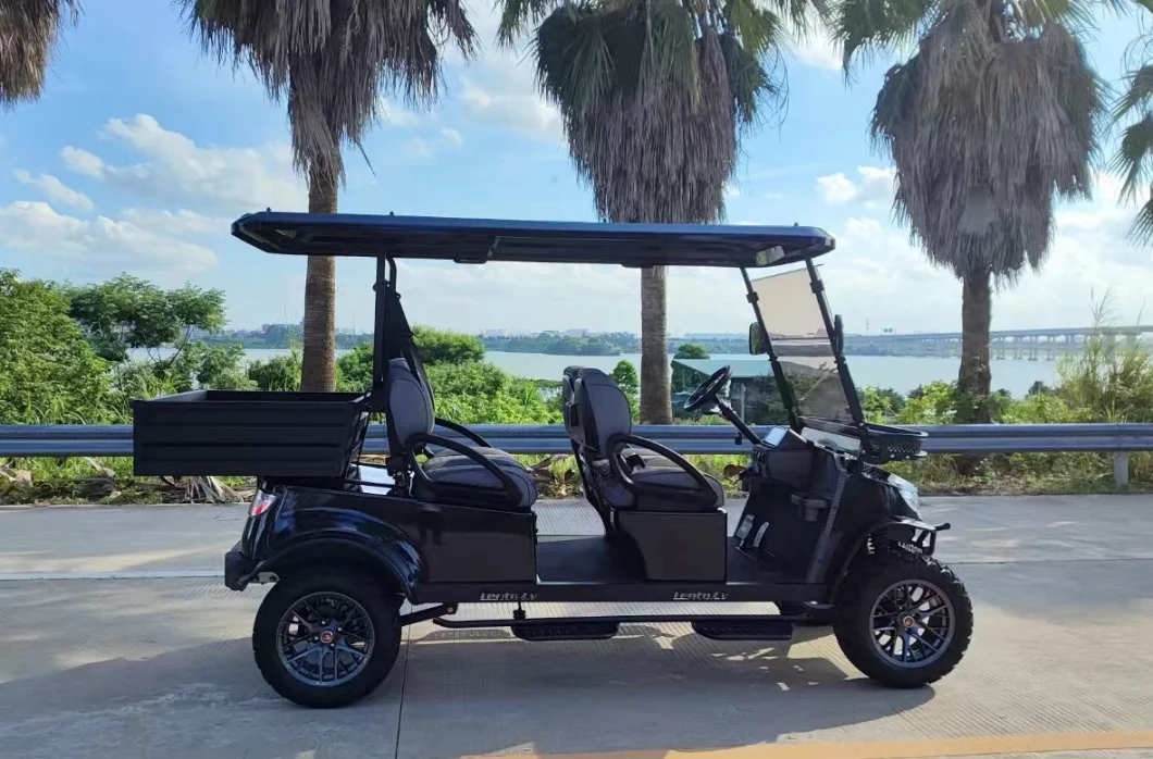 2-4 Seater Electric Golf Car Platform Lorry with Cargo Golf Car