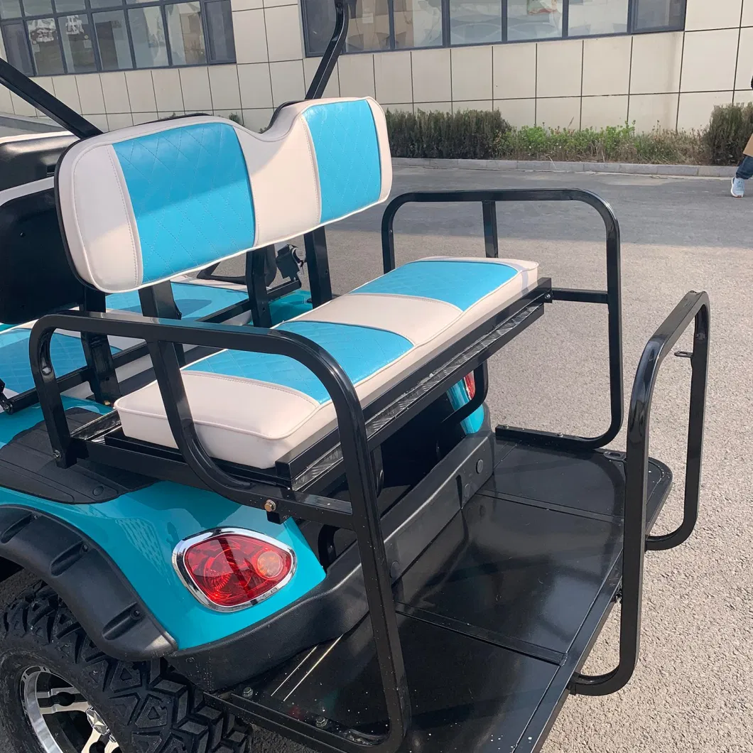 Lithium Battery 100km Mileage 6 Seats Electric Hunting Golf Buggy