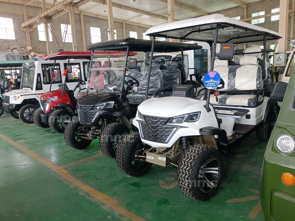 2023 CE Approved New Road Legal Electric Golf Cart 6 Seat 72V 4kw 5kw Multipurpose Sightseeing Vehicle Lithium Battery Golf Cart