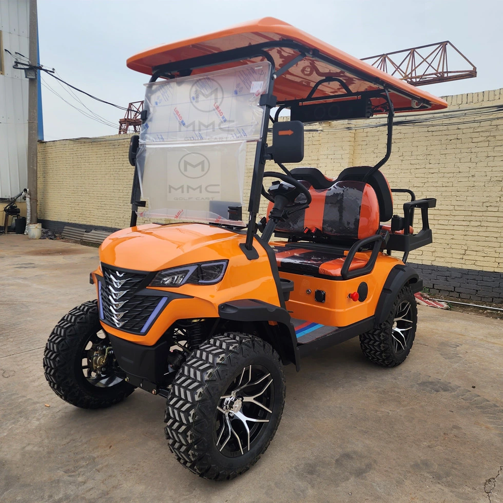 New 4 Seater Electric Golf Cart 48V Lithium Battery Road off Car