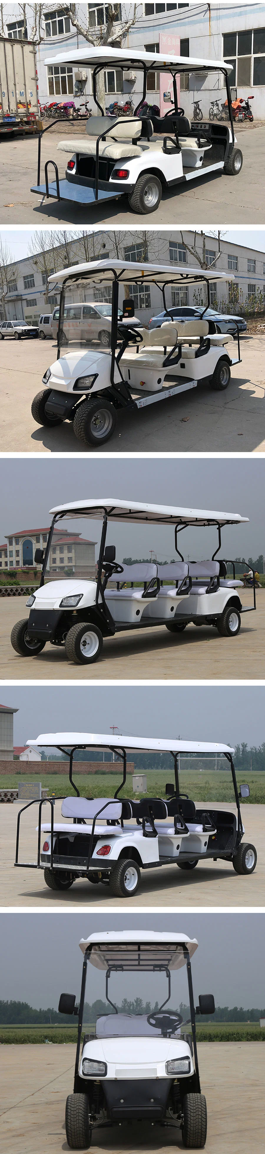 Fancy Battery Powered Electric 6 Seater Golf Cart for Sale