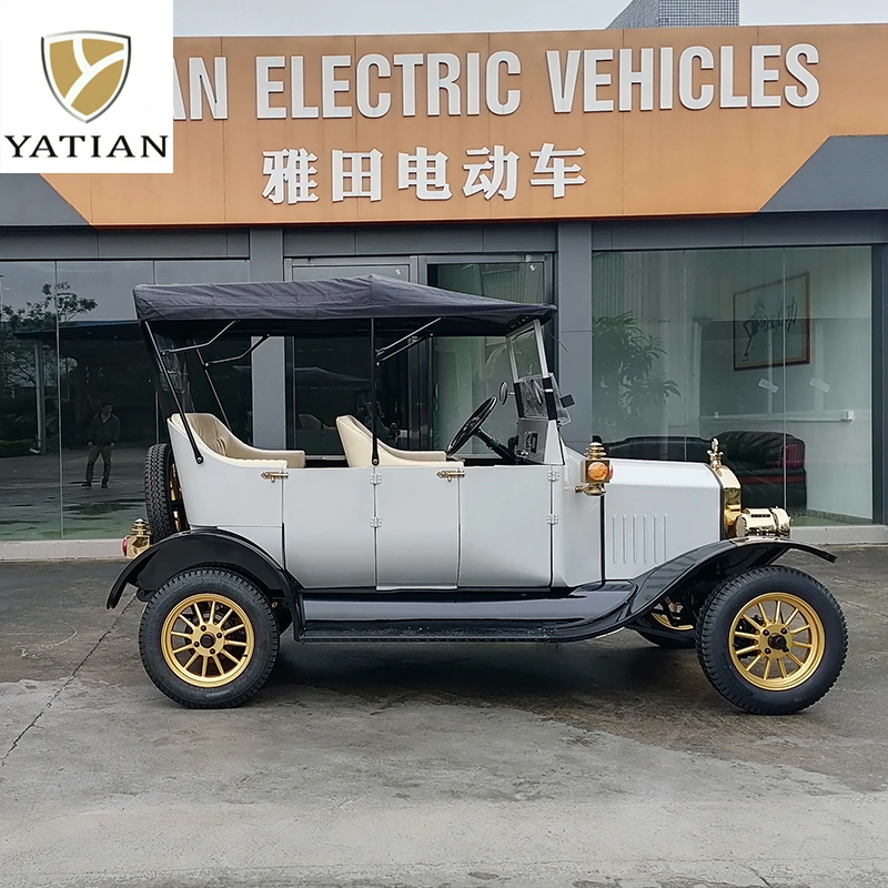 Vintage Golf Cart Electric Pink Color Model T Limo for Sale