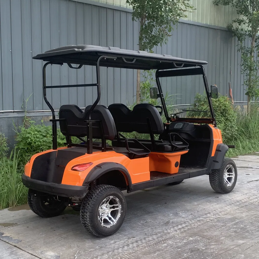 4 Wheel Disc Brake 4 Seater Electric Golf Cart for Hunting Usage