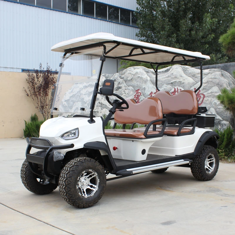 Color Customization Green Energy Classic Golf Course Club Car Cool EV No Gas Airport 4 Passenger Transport Mini Electric Golf Cart for Sale