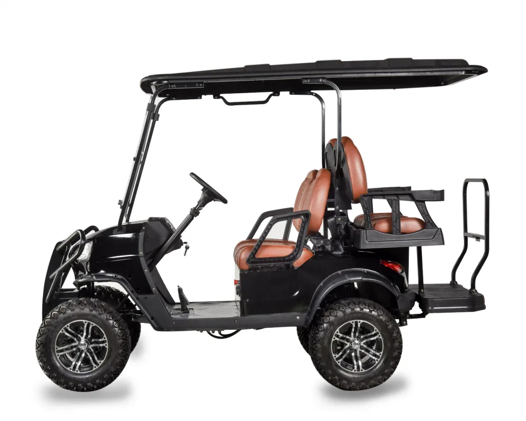 Popular 4 Passengers Electirc Golf Cart with 12inch off Road Tyre/Personal Electric Powered Golf Car for Sale