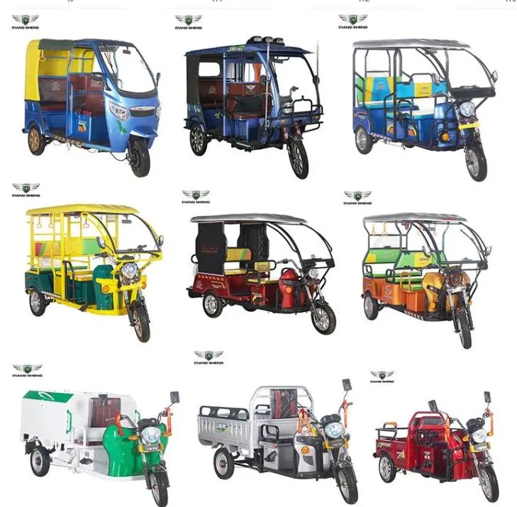 Electric Tricycle3 Wheel 48V 800W China Tianjin Electric Vehicle Customized Export Adult Elderly Disabled