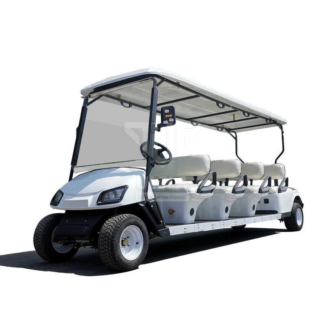 Ulela Nearest Golf Cart Dealer 30% Max Driving Slope High End Golf Cart China 8 Seater Golf Power Cart