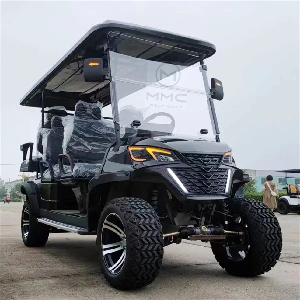 2023 CE Approved New Road Legal Electric Golf Cart 6 Seat 72V 4kw 5kw Multipurpose Sightseeing Vehicle Lithium Battery Golf Cart