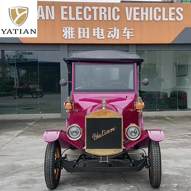 Approved Low Price Public Road High End Best Selling Sightseeing Antique Club Car Electric Golf Cart on Sale