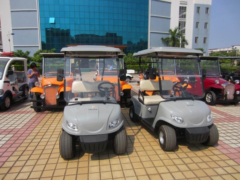 Antique Beautiful Style 4 Person Electric Golf Cart with Windshield