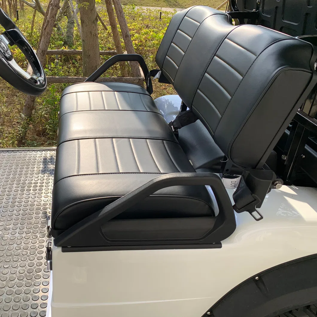 Luxury Sightseeing Electric Golf Cart Utility Vehicle with Lithium Battery