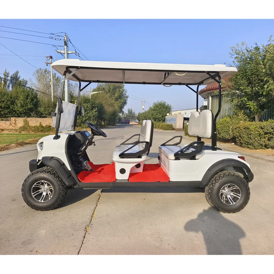 Strong Power 4 Seats Electric Lifted Hunting Golf Cart for Sand Road