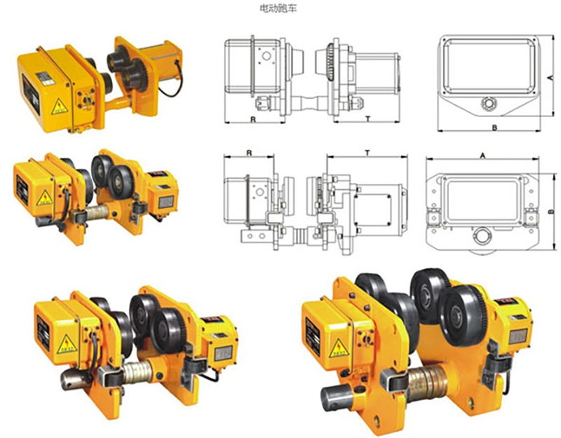 Manufacture Wholesale Electric Chain Hoist Cable Trolley 7.5t 10t 3t Chain Hoist