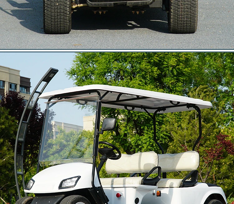 4-Wheel-Drive-Gas-Golf-Cart Green Power Programmer Petrol Engine Street Legal off Road Golf Cart