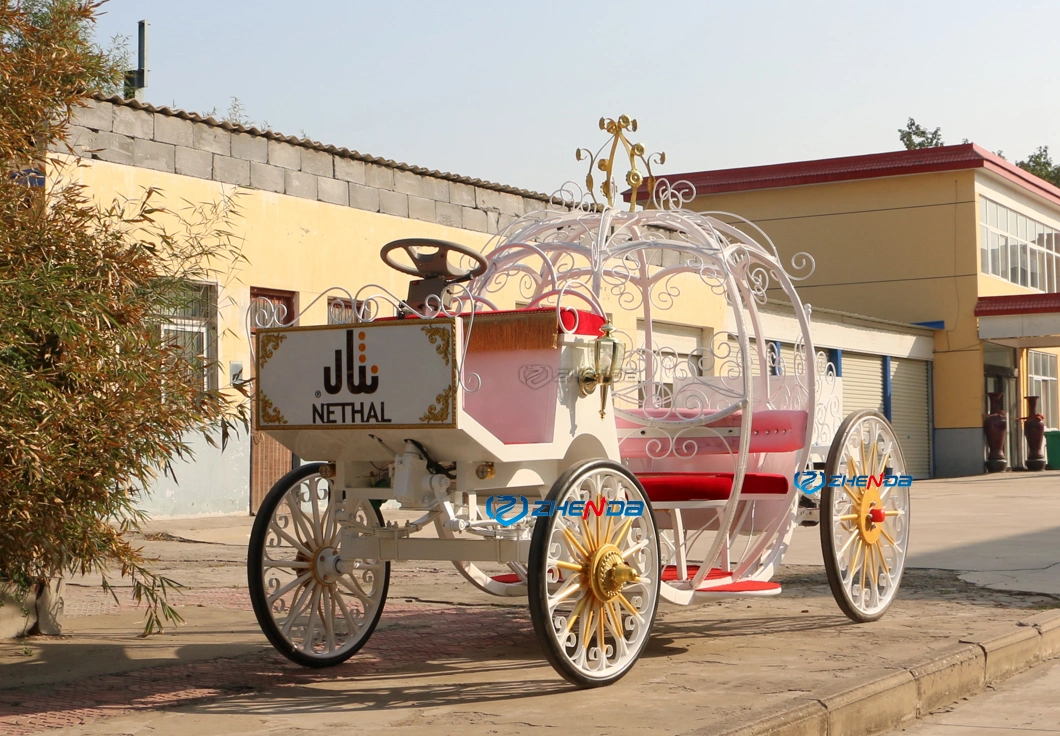 Hot Sale Decorative Cinderella Wedding Carriage Sightseeing Horse Cart