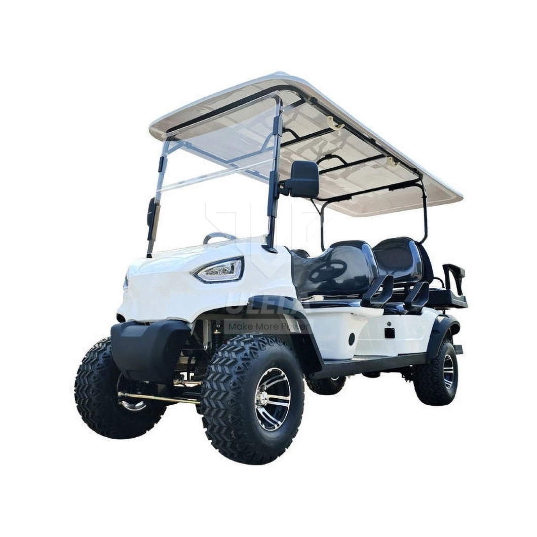 Ulela Advanced EV Golf Cart Dealers Steel Frame Premium Golf Cart China 6 Seater Solar Electric Golf Cart