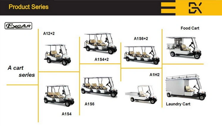 4 Seater Electric Golf Cart Trolley