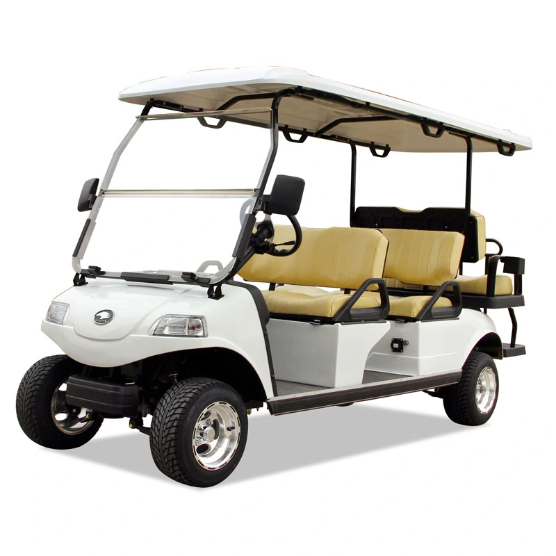 Golf Cart Utility Vehicle 4+2seat Tourist Shuttle Cart