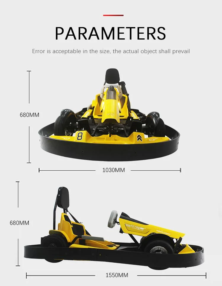 K9-2 Amusement Park Go Karting Cart APP Support Race Go Kart Ride on Car for Child Youth Adult