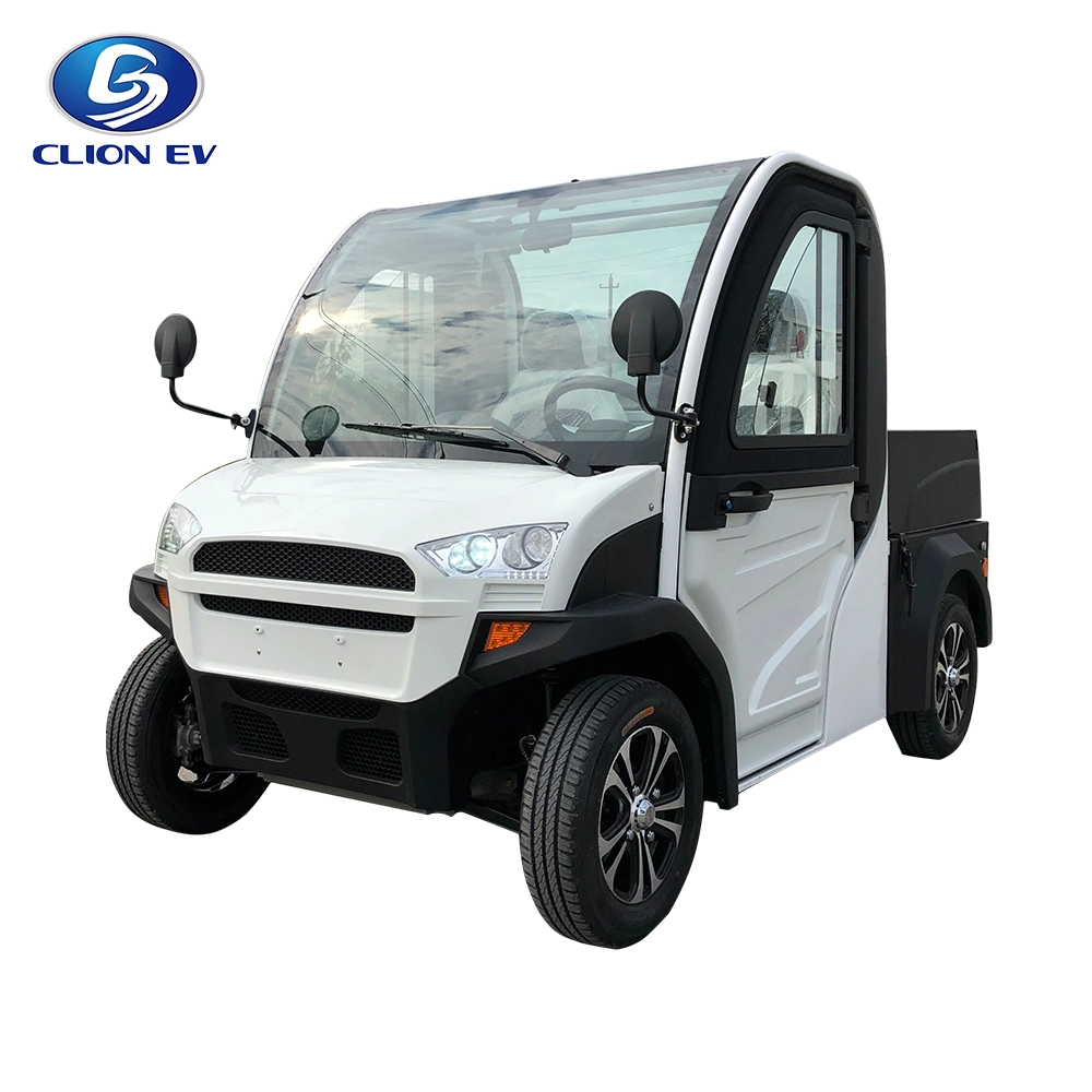 Electric Utility Vehicle Mini 4 Wheel Cargo Pickup Truck