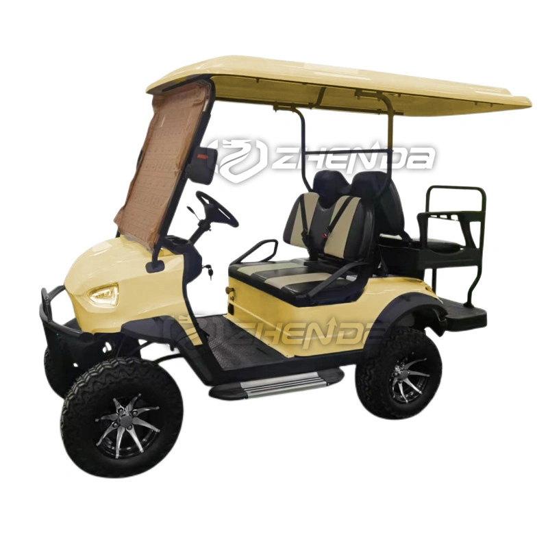 Custom Color and Logo Golf Buggy/Club Golf Cart with Car Bumper/Club Car Rain Cover for Sale