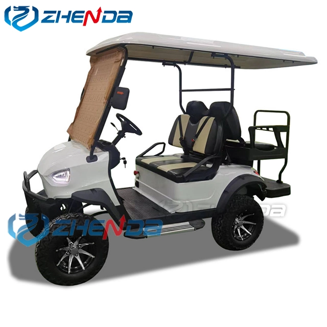 Custom Color and Logo Golf Buggy/Club Golf Cart with Car Bumper/Club Car Rain Cover for Sale