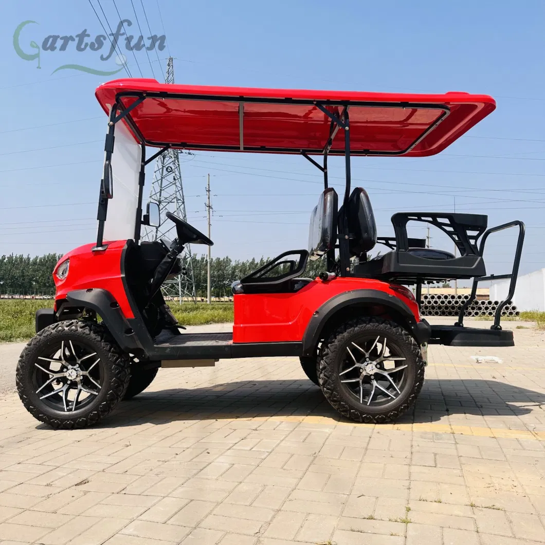 Electric Hunting Golf Cart 72V 4X4 with Lifted Lithium Ion Golf Cart