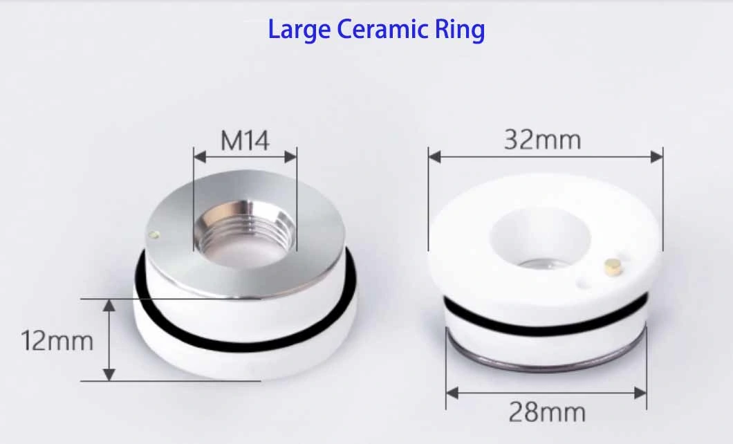 Diameter 1.3 Inches Laser Ceramic Ring for Fiber Laser Cutting Heads